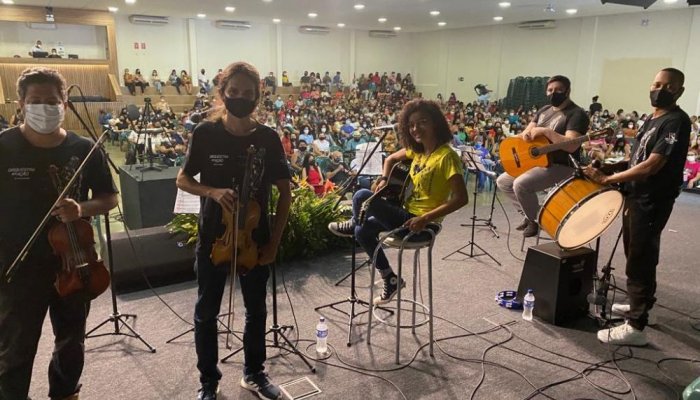 Orquestra em Ação se apresenta na Abertura do Ano Letivo 2022 em Ji-Paraná 